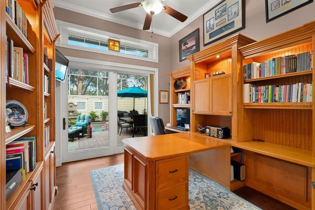 Home Office, Interior, Wood Texture Flooring