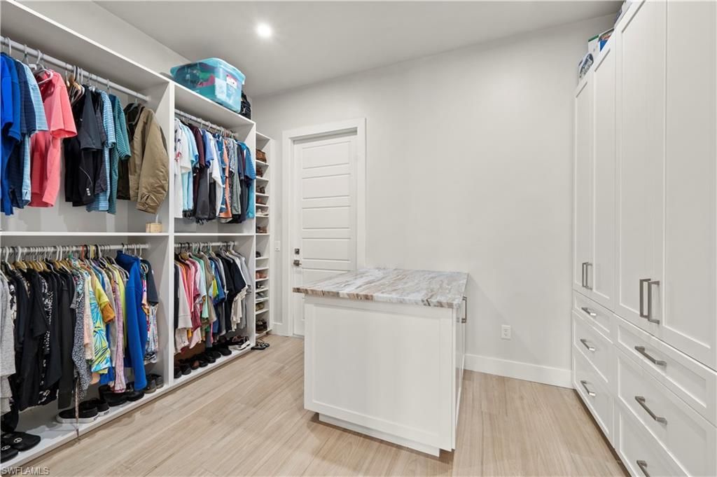 Interior, Recessed Lighting, Walk-in Closets, Wood Texture Flooring
