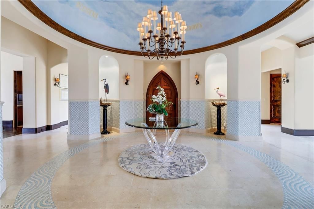 Chandelier, Interior, Recessed Lighting