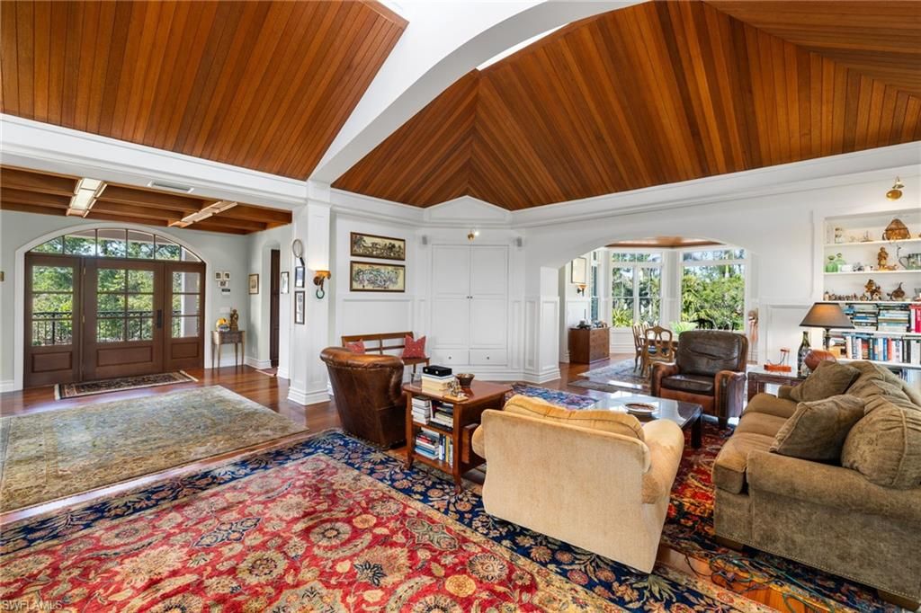 Interior, Living room, Wooden Ceilings, Wood Texture Flooring