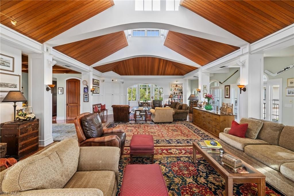 Interior, Living room, Wooden Ceilings