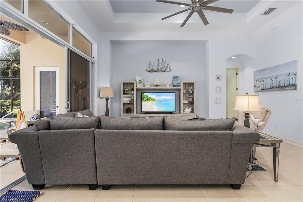 Interior, Living room, Recessed Lighting