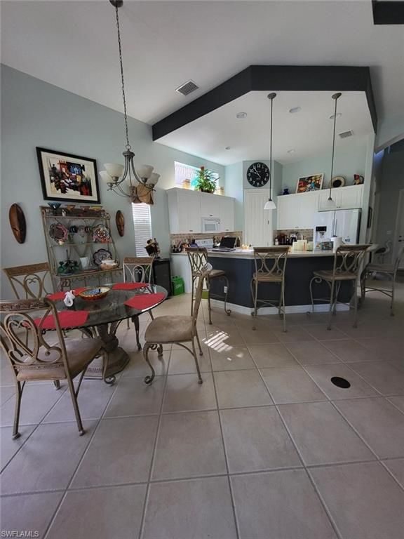 Dining room, Interior, Kitchen, Pendant Lights, Recessed Lighting