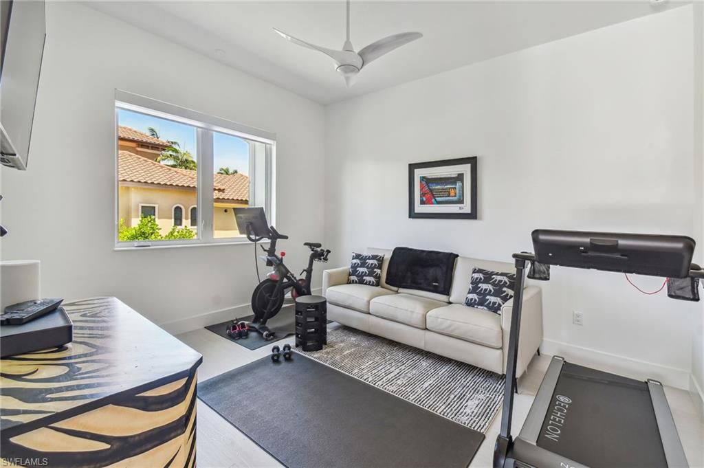 Fitness Equipment, Interior, Wood Texture Flooring