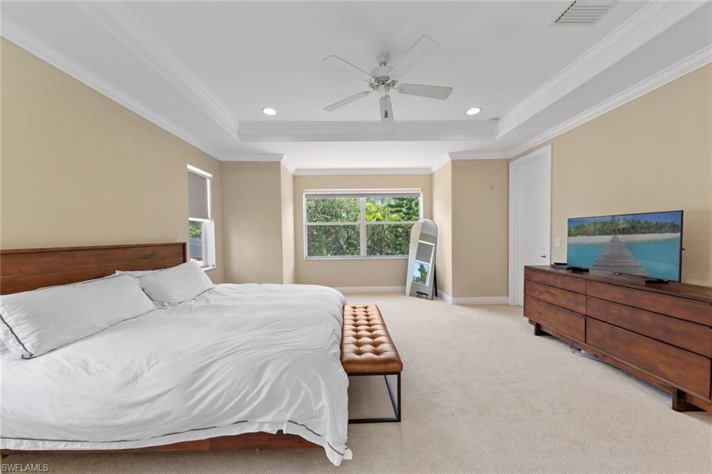 Bedroom, Interior, Recessed Lighting