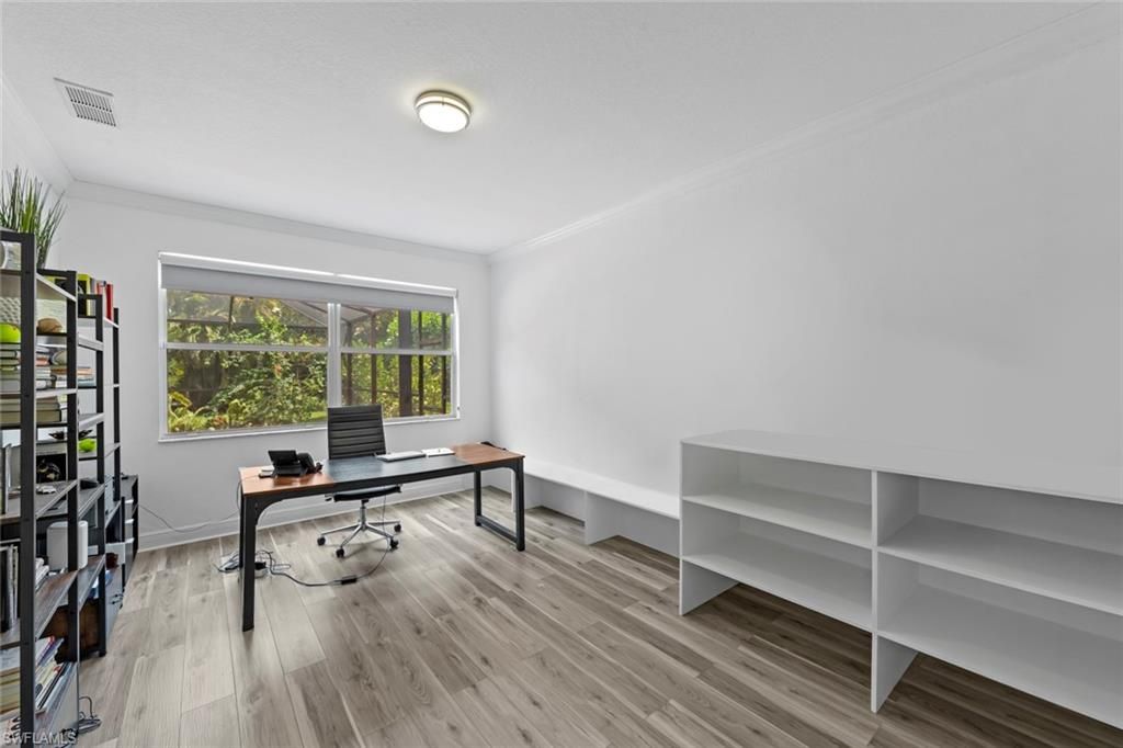 Home Office, Interior, Wood Texture Flooring