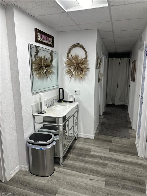 Bathroom, Interior, Wood Texture Flooring