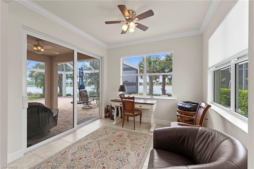Home Office, Interior, Sun Room, Water