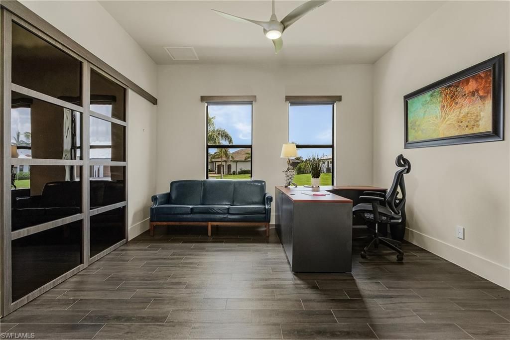Home Office, Interior, Wood Texture Flooring