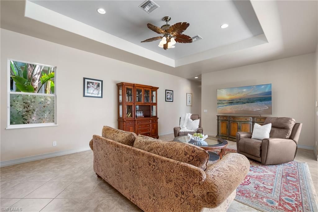 Interior, Living room, Recessed Lighting
