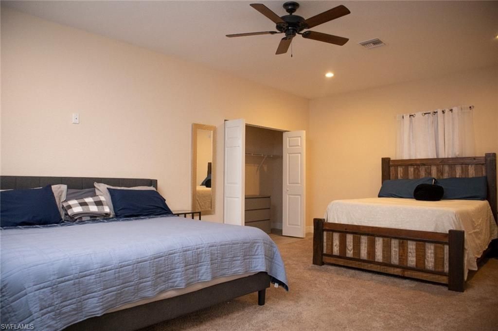 Bedroom, Interior, Recessed Lighting