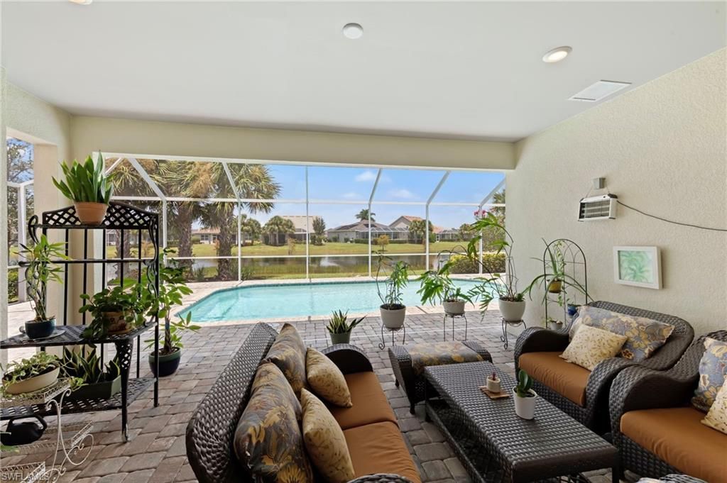 Glass Ceilings, Interior, Living room, Pool, Recessed Lighting, Sun Room