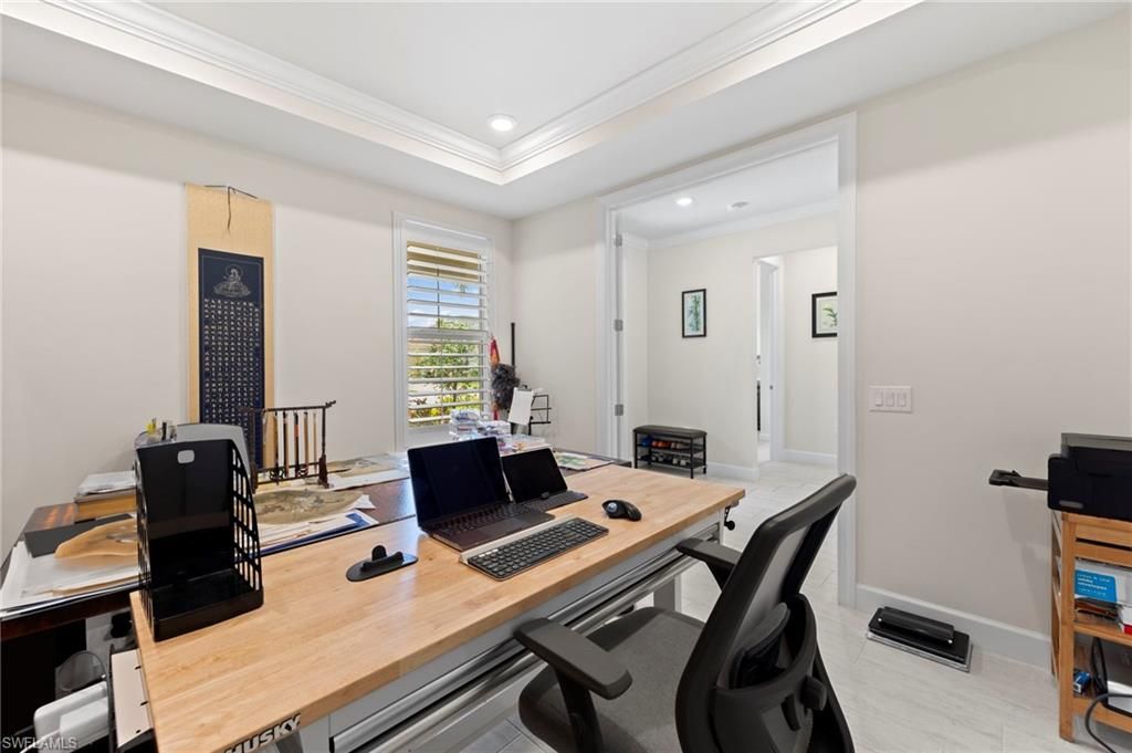 Home Office, Interior, Recessed Lighting