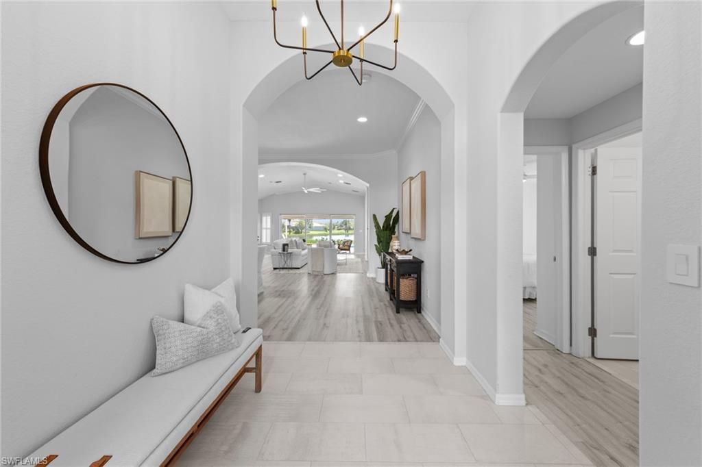 Chandelier, Interior, Pendant Lights, Recessed Lighting, Wood Texture Flooring