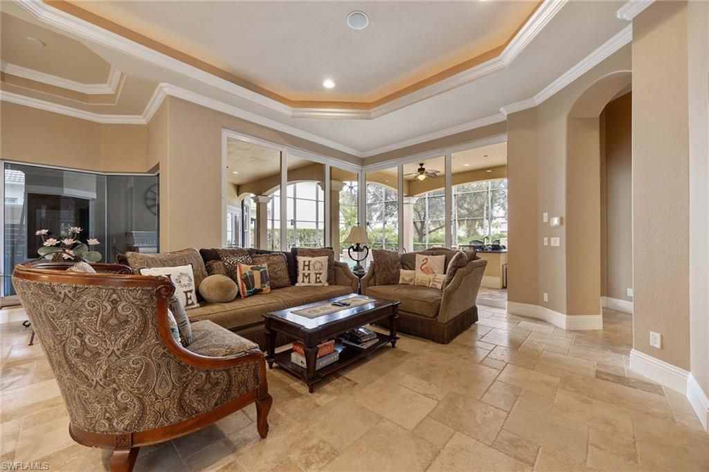 Interior, Living room, Recessed Lighting