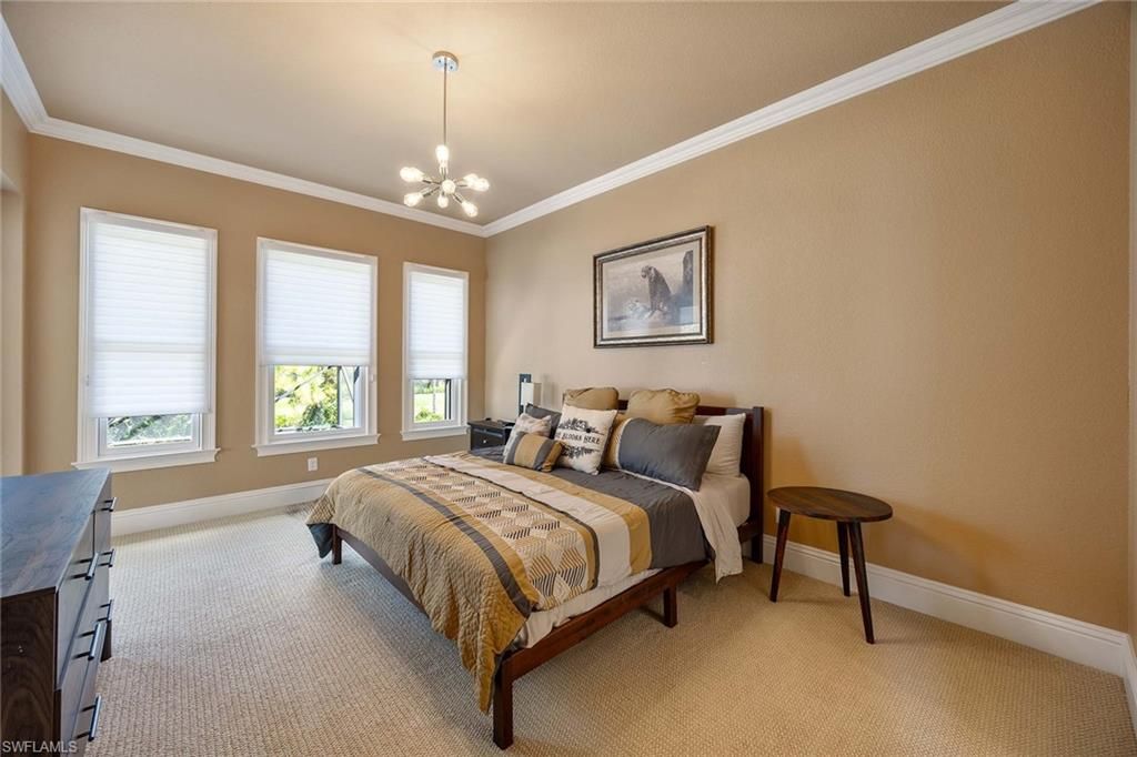 Bedroom, Interior, Pendant Lights