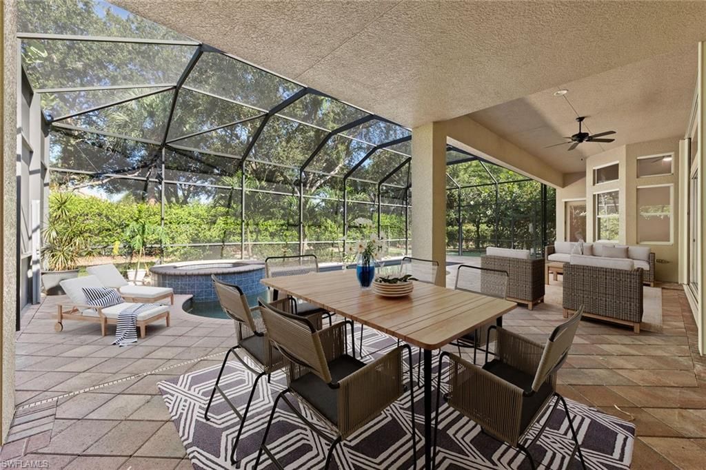 Dining room, Glass Ceilings, Interior, Pool, Sun Room