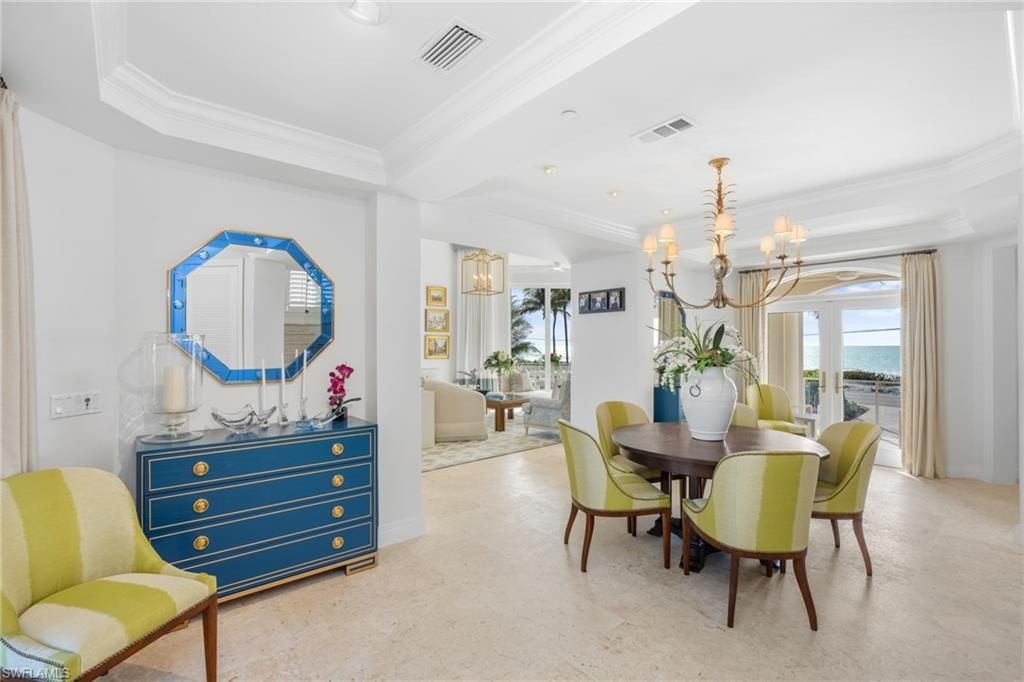 Chandelier, Dining room, Interior, Recessed Lighting, Water