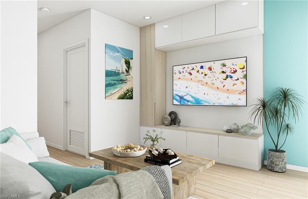 Interior, Recessed Lighting, Wood Texture Flooring