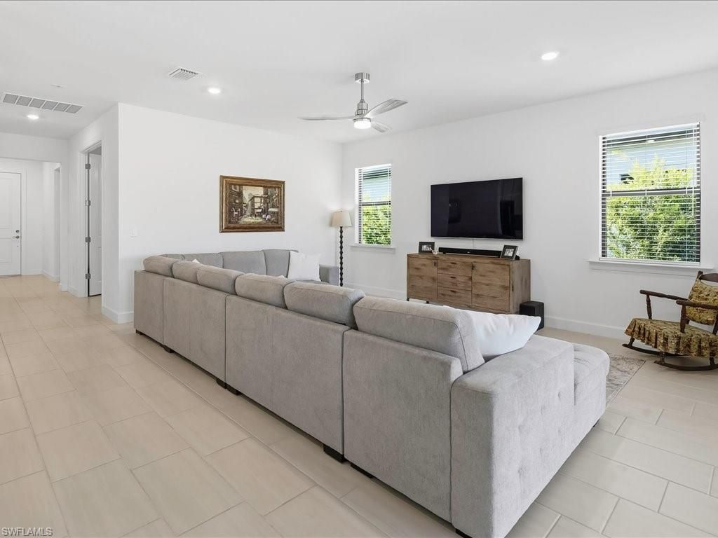 Interior, Living room, Recessed Lighting