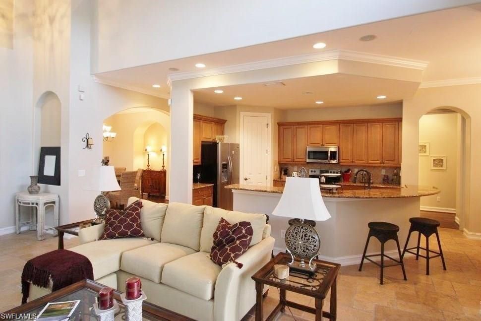 Interior, Kitchen, Living room, Recessed Lighting, Stainless Steel Appliances