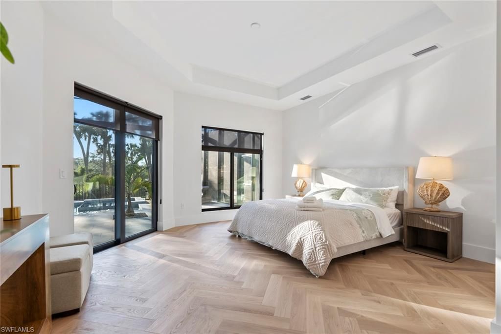 Bedroom, Interior, Wood Texture Flooring