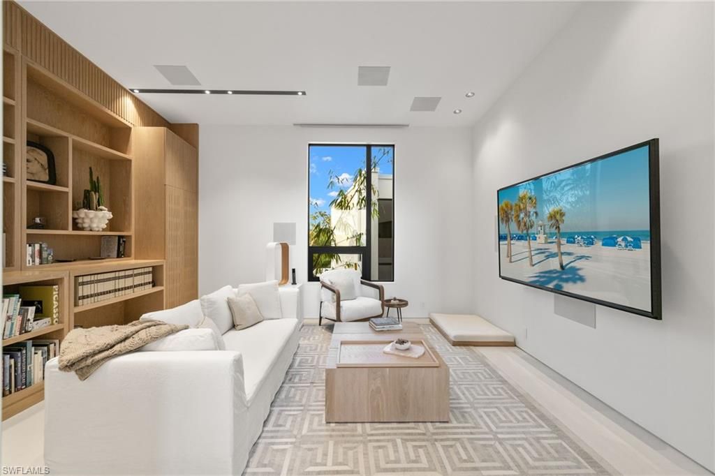 Interior, Living room, Recessed Lighting