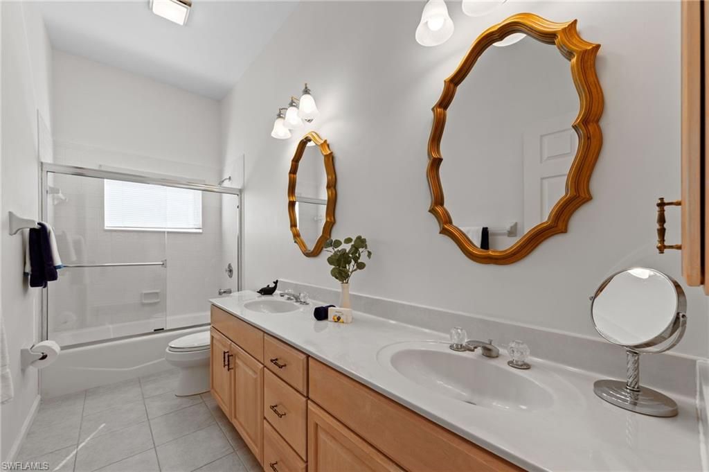 Bathroom, Dual Sink Vanities, Glass Shower, Interior