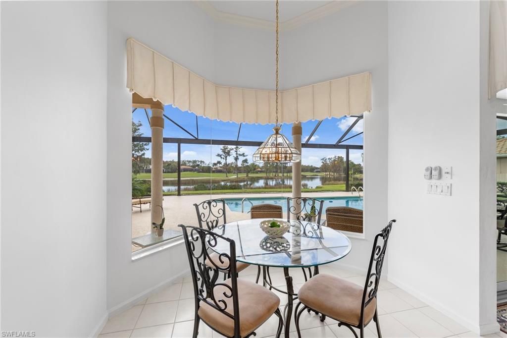 Dining room, Interior, Pendant Lights, Water