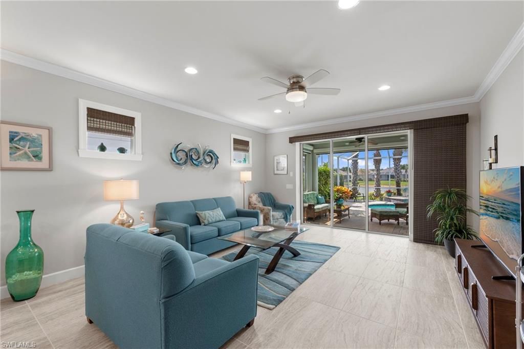 Interior, Living room, Recessed Lighting