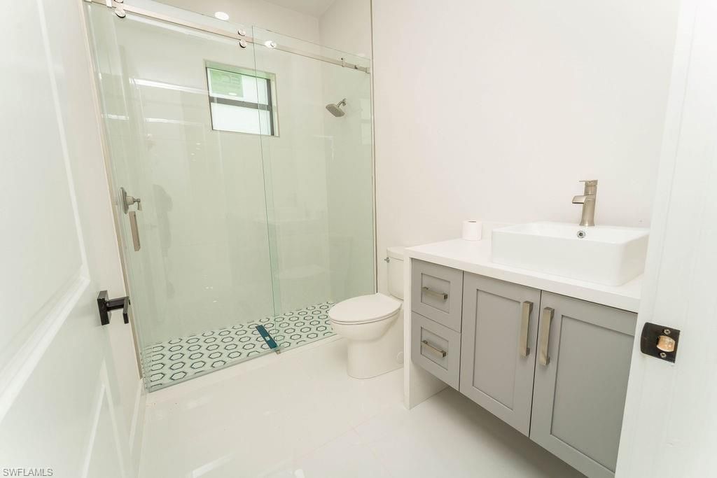 Bathroom, Glass Shower, Interior