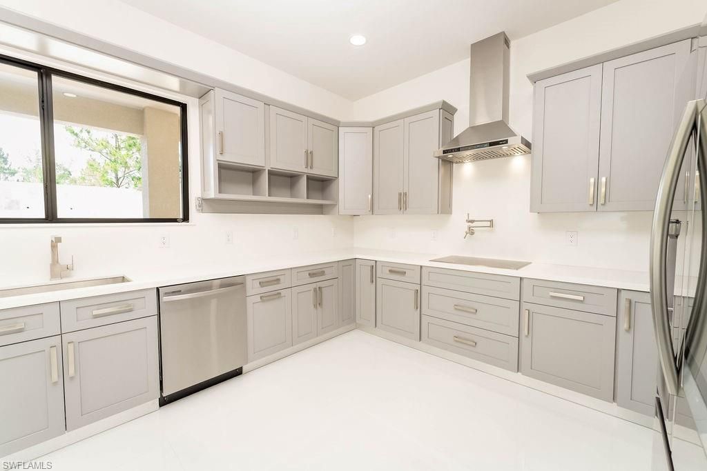 Interior, Kitchen, Recessed Lighting, Stainless Steel Appliances