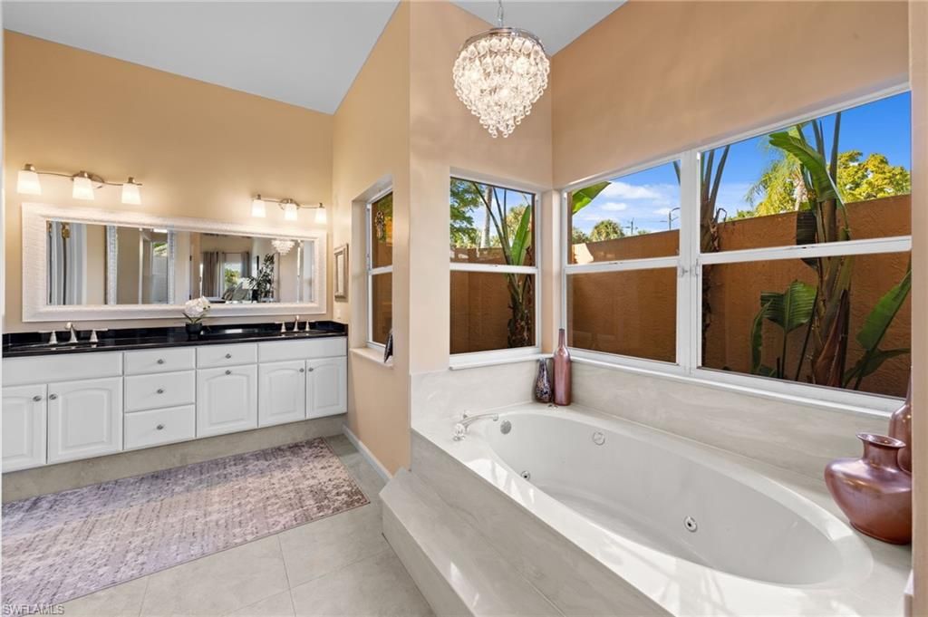 Bathroom, Chandelier, Dual Sink Vanities, Interior