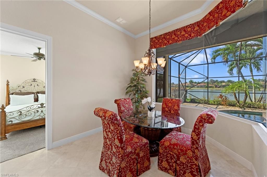 Chandelier, Dining room, Glass Ceilings, Interior, Sun Room, Water