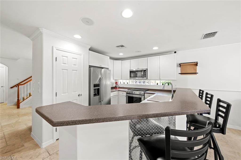Interior, Kitchen, Recessed Lighting, Stainless Steel Appliances