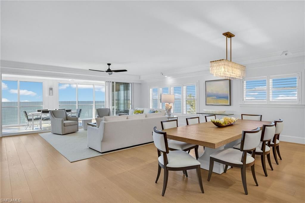Chandelier, Dining room, Interior, Living room, Water, Wood Texture Flooring
