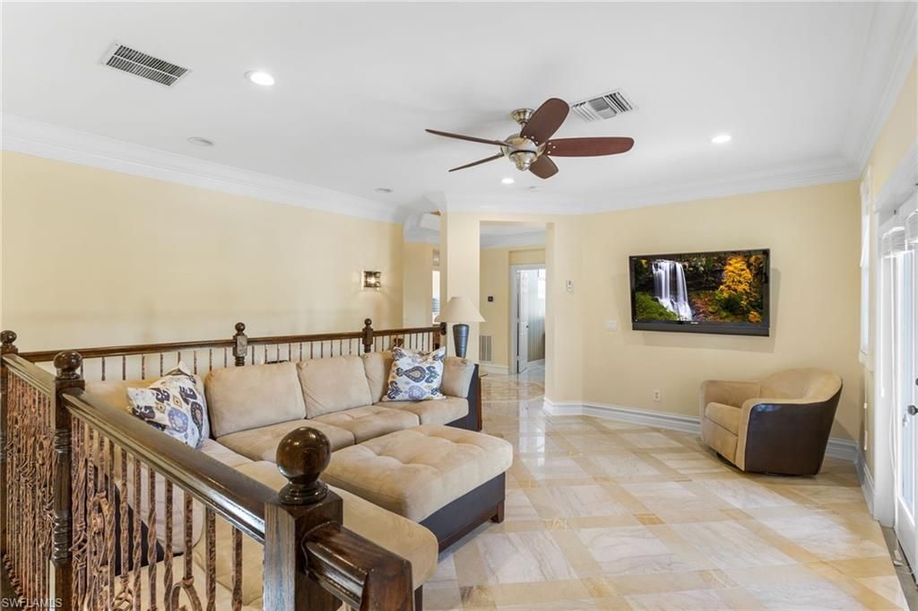 Interior, Living room, Recessed Lighting