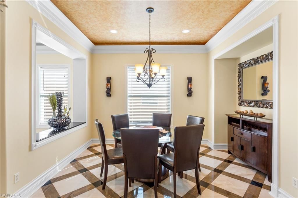 Chandelier, Dining room, Interior, Recessed Lighting