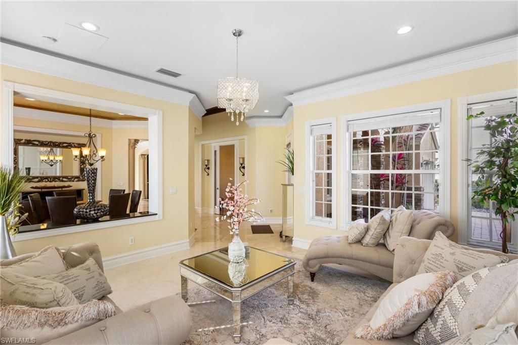 Chandelier, Interior, Living room, Recessed Lighting