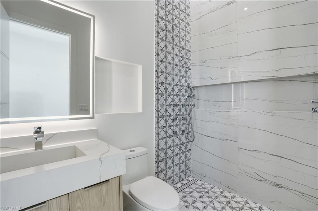 Bathroom, Interior, Marble Walls