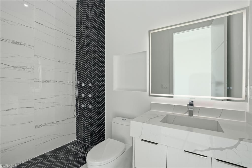 Bathroom, Interior, Marble Walls