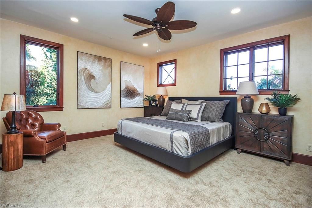 Bedroom, Interior, Recessed Lighting