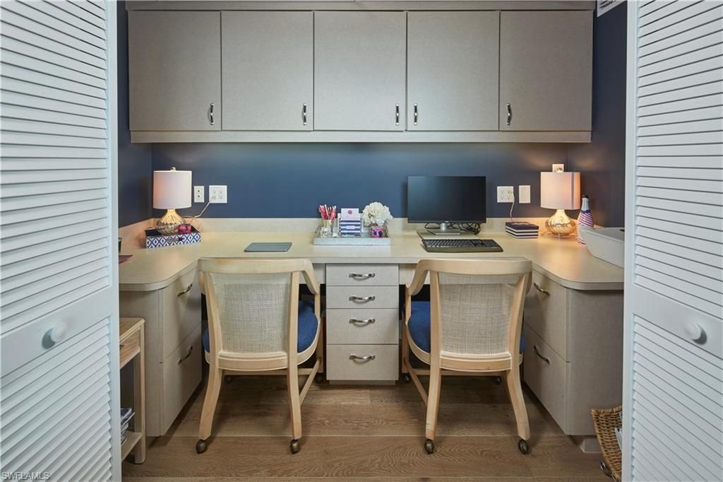 Home Office, Interior, Wood Texture Flooring