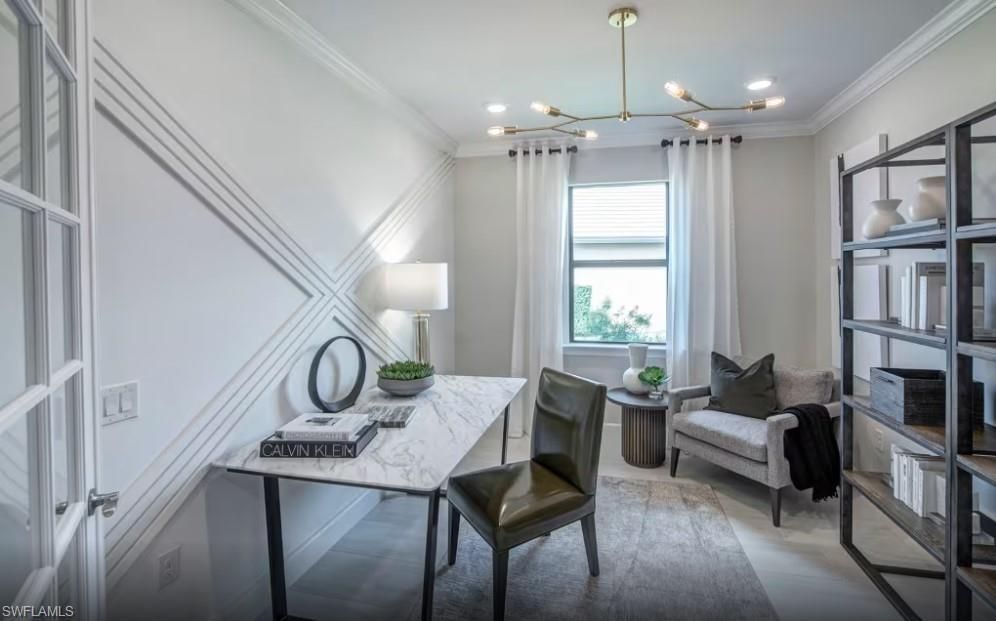 Home Office, Interior, Pendant Lights, Recessed Lighting