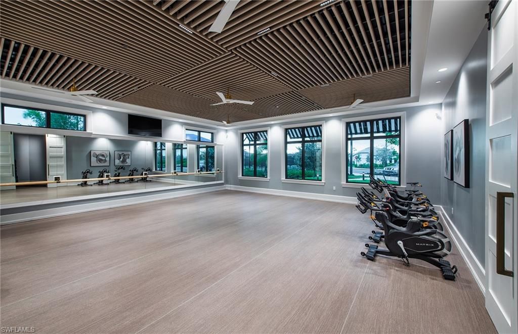 Fitness Equipment, Interior, Recessed Lighting