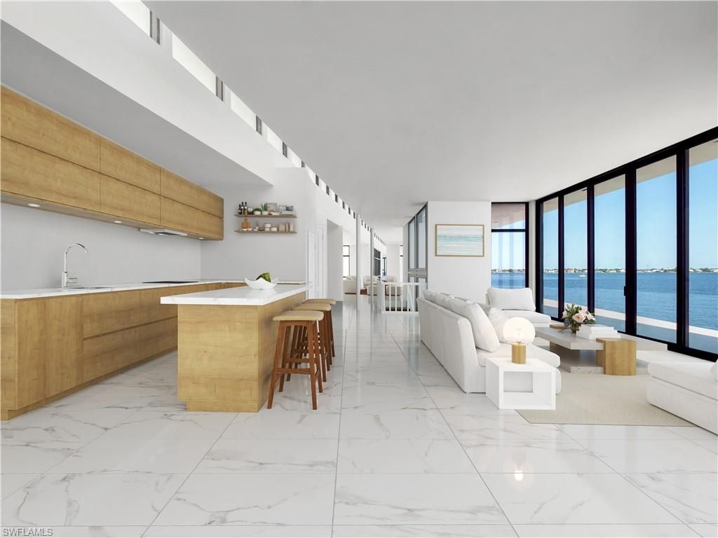 Interior, Living room, Marble, Water