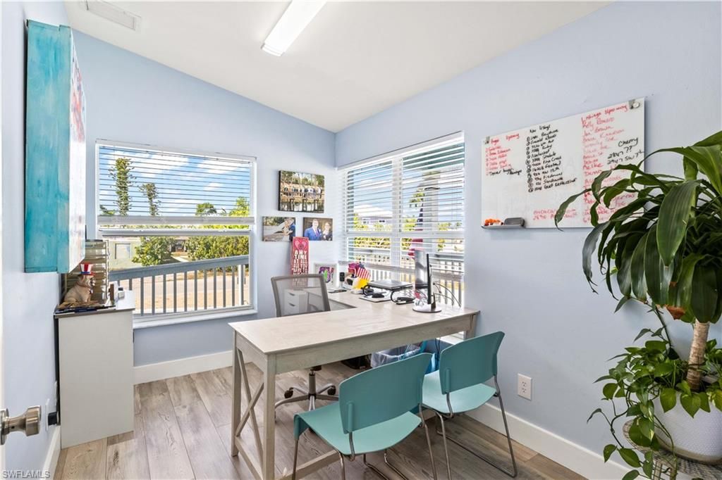 Home Office, Interior, Wood Texture Flooring