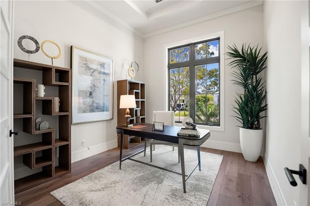 Home Office, Interior, Wood Texture Flooring