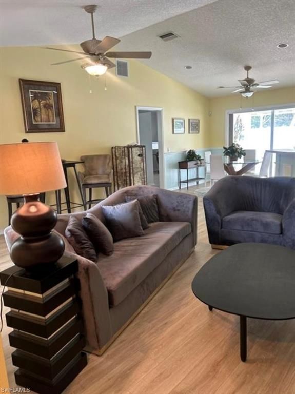 Dining room, Interior, Living room, Recessed Lighting, Wood Texture Flooring