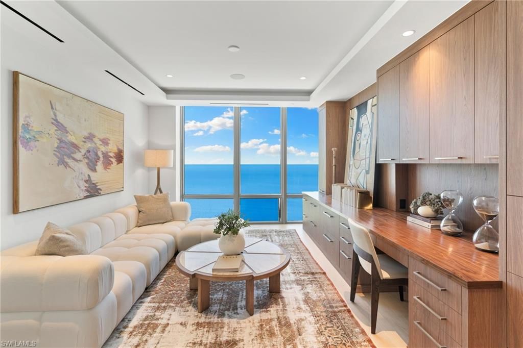 Home Office, Interior, Living room, Recessed Lighting, Water